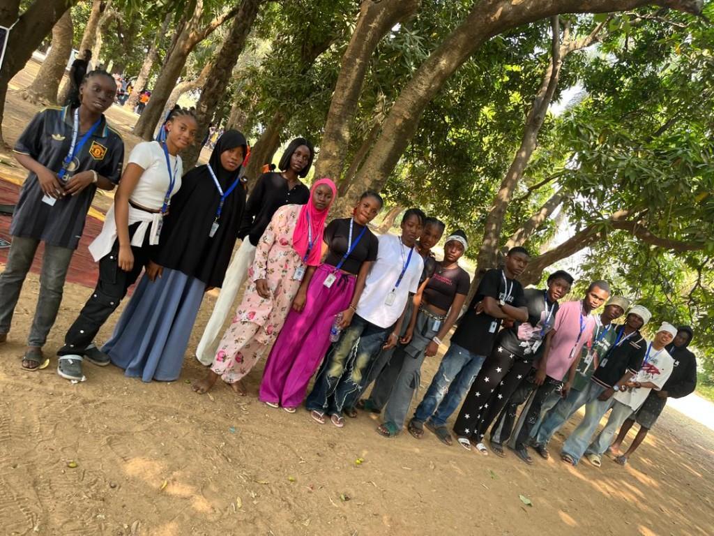 MMCAAT students participating in outdoor group activities during a tour picnic